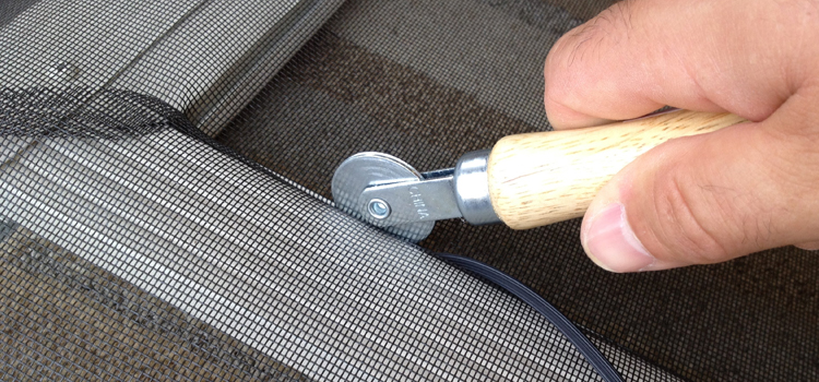 metal screen door repair in Rosedale